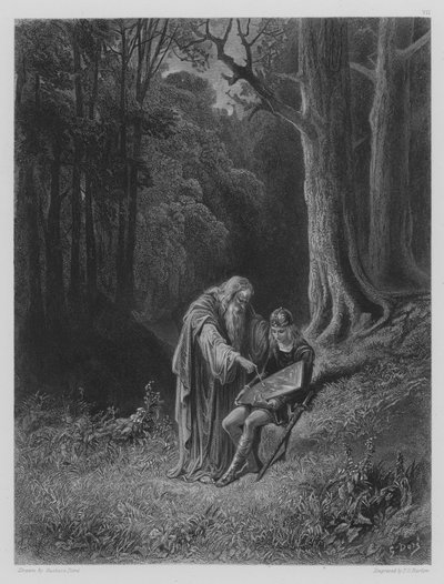 Merlin Paints the Young Knight